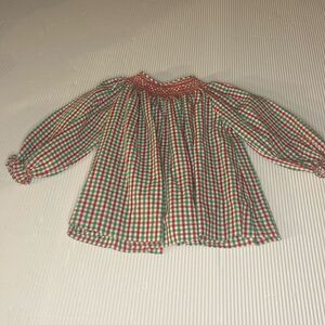 Orient Express Smocked Special Occasion Christmas Holiday Top Size 4